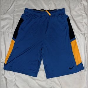 Nike, Medium, Blue and Orange Shorts